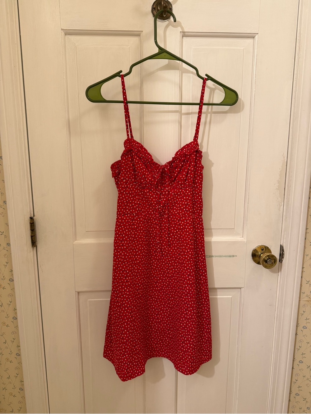 Princess Polly Red Polka Dot Mini Dress
